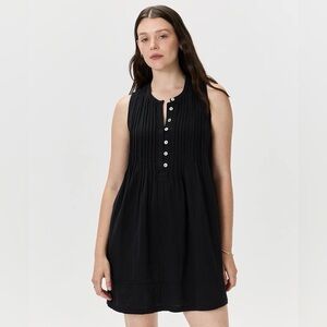 Quince Sleeveless Gauze Swing Dress